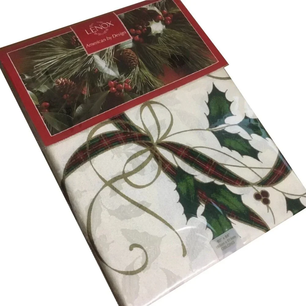 old stock (brand new in pkg) Lenox Christmas Holiday Nouveau 60x84